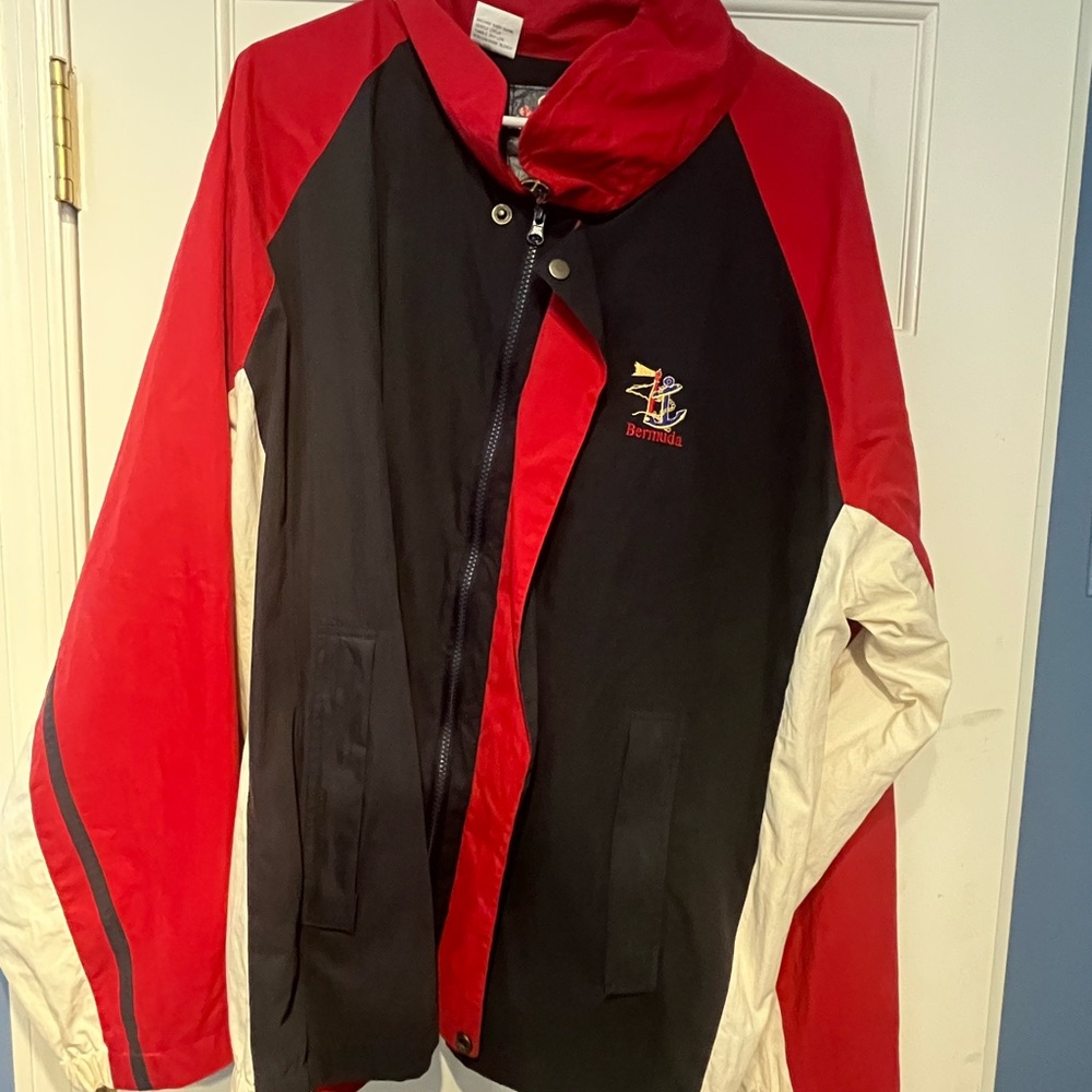 Red and Black Bermuda Jacket